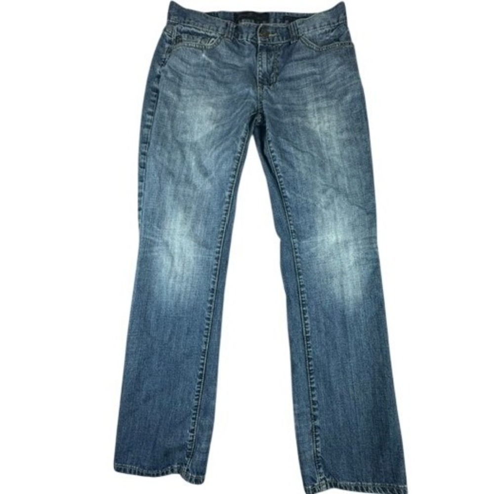 Seven7 Jeans Mens 31 SM73 Straight Leg Medium Wash Blue Denim Faded Casual